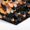 Hexagon Dibond Fredriksson - Copper Feathers