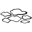 Sæt med skyer 3 wallsticker