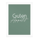 Poster für die Küche - Guten Appetit
