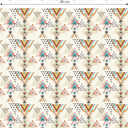 Mønstret tapet Bohemian Triangles