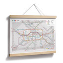 Plakat BVG Berlin - Mapa sieci Berlin