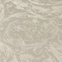 Versace fleecetapet Vasmara barok metallic med ornamenter, sølv, grå