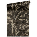 Versace fleecetapet Giungla palme brun, sort