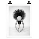 Plakat Pentony MA - Ballerina czarno-biały