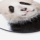Tableau sur alu-Dibond rond Sisi & Seb - Baby Panda