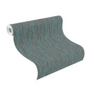 Rasch Kalahari Papier peint intissé uni turquoise 