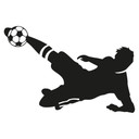 Wallsticker Fodboldspiller 3