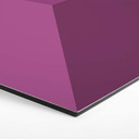 3D Hexagon Alu-Dibond - Magenta