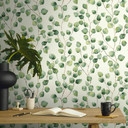 A.S. Création Papier peint Intissé Greenery floral vert, blanc