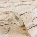 A.S. Création ikke-vævet tapet il Decoro tapet - Naturstenslook - Beige, Gul