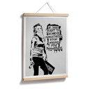 Plakat Banksy - Osiągnij wielkość