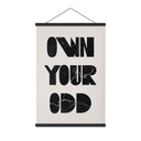 Obraz tkaniny Own your odd
