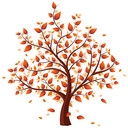 Sticker mural - Arbre Automne 2