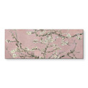 Wandbild van Gogh - Mandelblüte - rosé - Panorama - Alu-Dibond