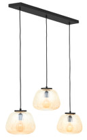 Pendelleuchte Junis, braun, 176 x 105 cm, Metall Pendelleuchte