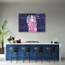 Canvasbillede, Portræt af Eugenia Primavesi Klimt