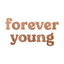 Dekoracja ścienna Forever young - dekoracja drewniana mahoń