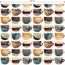 Mønstertapet - Frederiksson - Kaffekopper; Pretty Nature