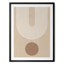 Plakat Abstrakcyjna geometria w równowadze - Ristova