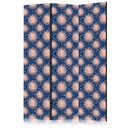 Paravent, Raumteiler freistehend, Trennwand - Sunny Patterns - Repeating Sun Motif on a Navy Backgro