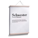 Poster Grammatik - Schwester