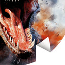 Fototapeta Dinozaury - T-Rex: Dzikie oblicze prehistorii - Jaszke - Round - tapeta flizelinowa/tapet