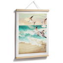 Plakat mewy na plaży - SpaceFrog Designs