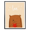 Plakat Bear Strong Love