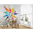 Architects Paper Papier peint photo Atelier 47 Heart Star effet 3d bleu, vert, turquoise