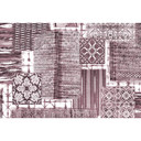 Architects Paper Papier peint photo Atelier 47 Patchwork oriental taupe, violet