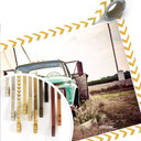 Poster - American rusted Truck