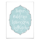 Poster Supercalifragilisticexpialigetisch