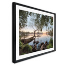 Widok z plakatu na jezioro - Lakescape - Piwnica