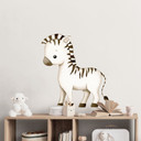 Lille zebra Wallsticker