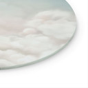 Glasschilderij Rustige Wolken - Oliver Robins - Rond