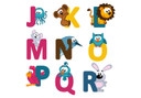 Sticker mural - Alphabet pour enfants (anglais)