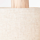 Pendelleuchte Manuel, braun, 130 x 80 cm, Holz Pendellampe