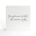 Holzbild zum Hinstellen - Die geheime Zutat ist immer Liebe - 15x15 cm
