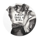 Plakat Verbaan - Fight like a Girl - Round