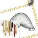 Plakat Kvilis - Yoga Bear 01