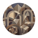 Poster Silent Axis - Architettura Geometrica - Sir Edward x Grigory Gladarev - Rotondo