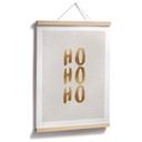 Poster Weihnachten - Ho Ho Ho in Gold - Orara Studio
