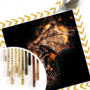 Poster Fireflight - quadratisch