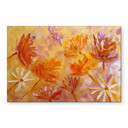 Vægmaleri Golden Blossom Rush | Blomstermaleri - Pomata – print på aluminium (Alu-Dibond)