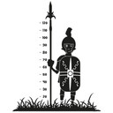 Wallsticker Målebånd - Lille Kriger