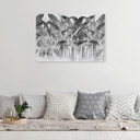 Canvasbillede, Grå bananblade