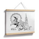 Plakat Wiedeń - Czarno-biały - Pokochaj swoje miasto