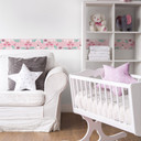 A.S. Création Lovely Kids Frise autocollante enfant - Rosé, Vert