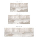 Keukenachterwand bos bij het meer in beige mist - Ms Tiff