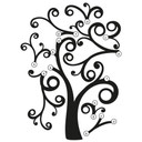 Muursticker Swirly Tree